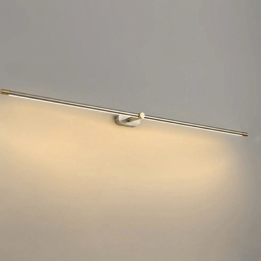Minimalist Metal Linear Adjustable Wall Light 1-Light