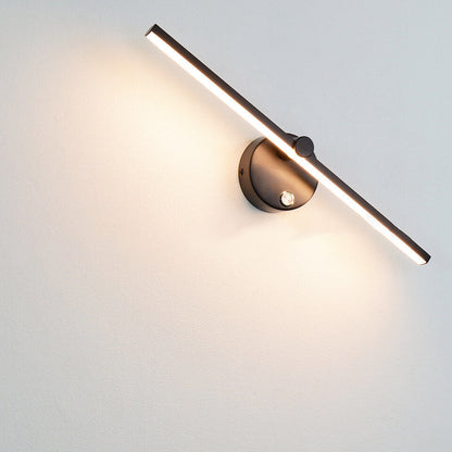 Scandinavian Minimalist Long Bar LED Wall Light | 1-Light