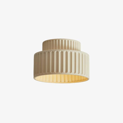 Modern Resin Semi-Flush Ceiling Light 1-Light