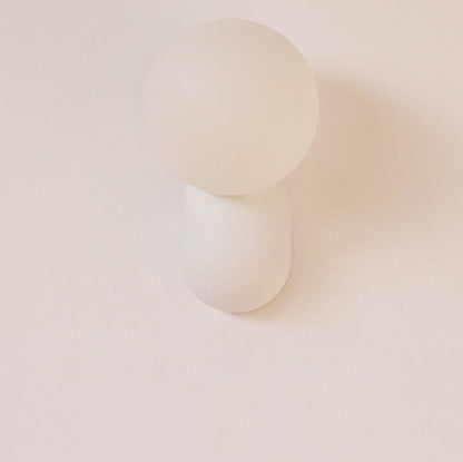 Contemporary Glass Globe Wall Light | 1-Light