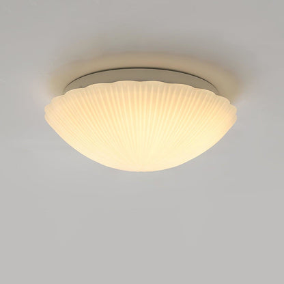 Modern Glass Flush Ceiling Light 1-Light