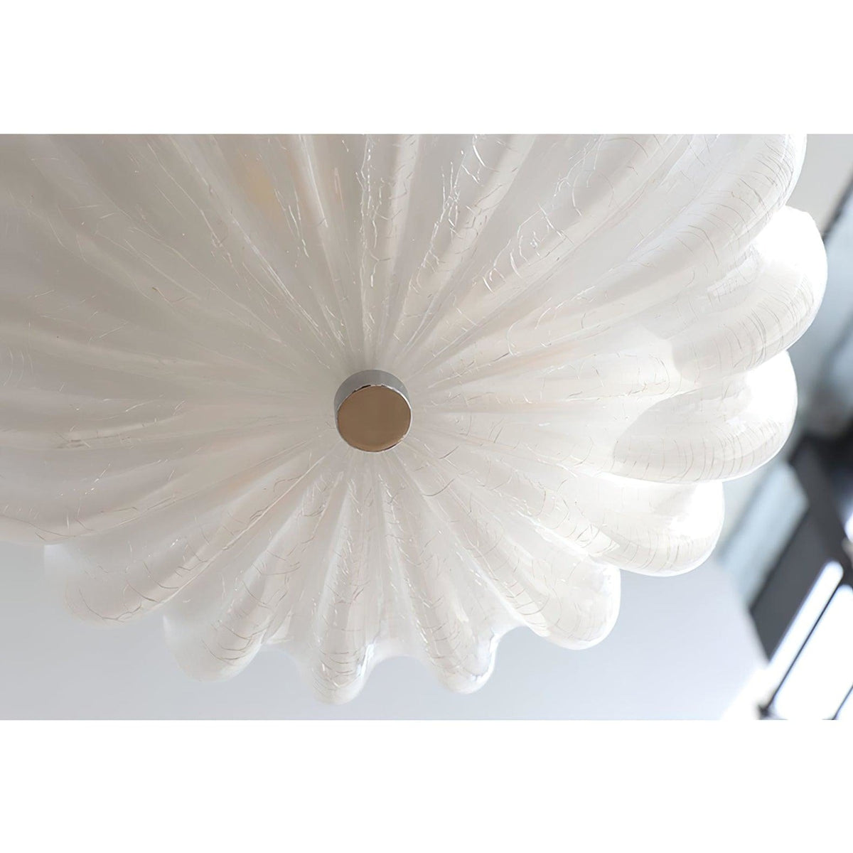 Vintage Iron Flush Ceiling Light 1-Light