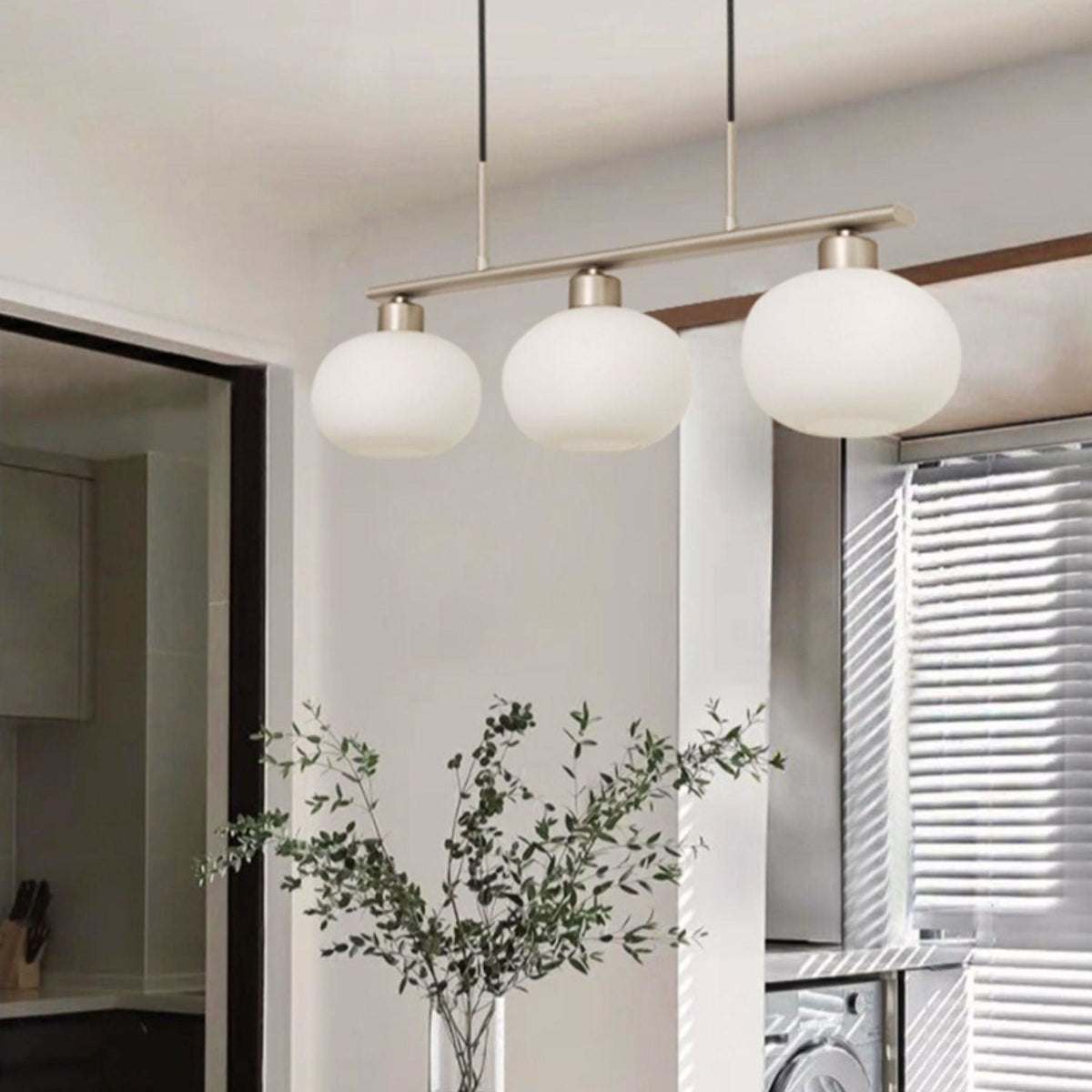 Modern Iron Tri-Colour Pendant Light 1-Light