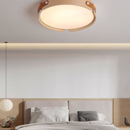 Scandinavian Iron Slim Low-Profile Ceiling Light 1-Light