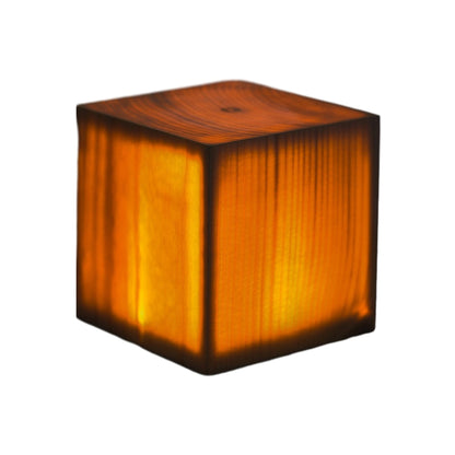 Modern Wood Rechargeable Battery Table Lamp 1-Light