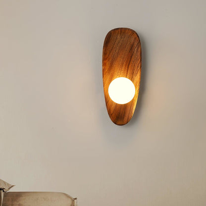 Modern Wood Wall Light 1-Light