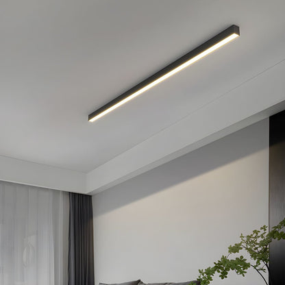 Minimalist Aluminium Linear Ceiling Light 1-Light
