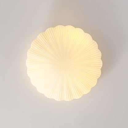 Modern Glass Flush Ceiling Light 1-Light