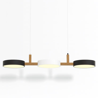 Modern Iron Linear Pendant Light 1-Light