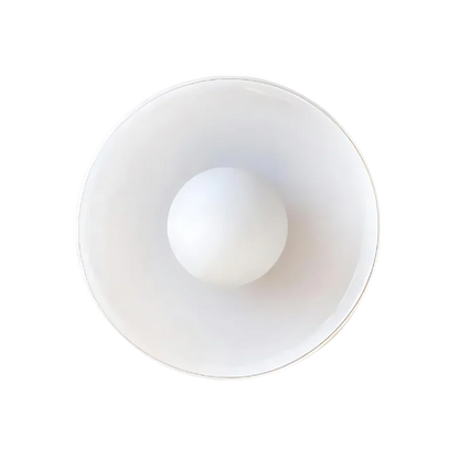 Modern Glass Disc Ceiling and Wall Light LED 1-Light