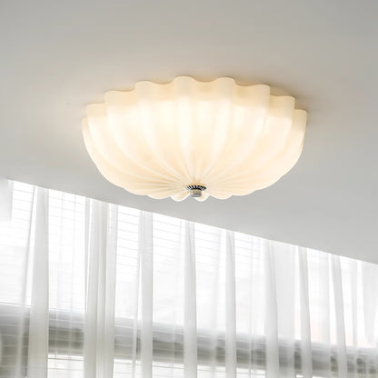 Vintage Iron Flush Ceiling Light 1-Light