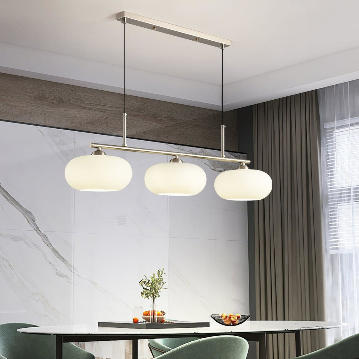 Modern Iron Tri-Colour Pendant Light 1-Light