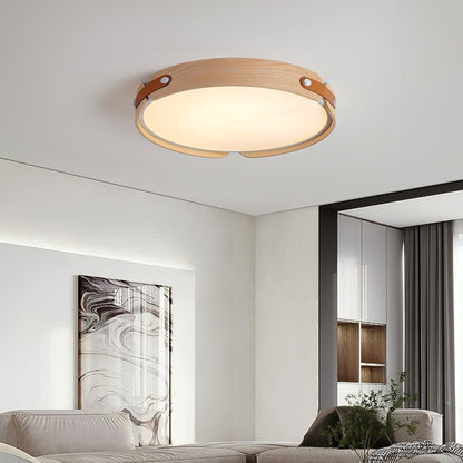 Scandinavian Iron Slim Low-Profile Ceiling Light 1-Light