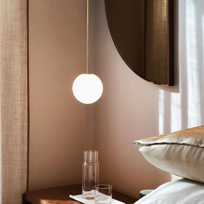 Modern Plastic Pendant Light 1-Light
