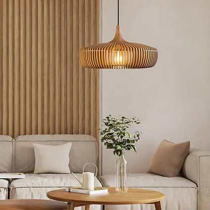 Scandinavian Wood Pendant Light 1-Light