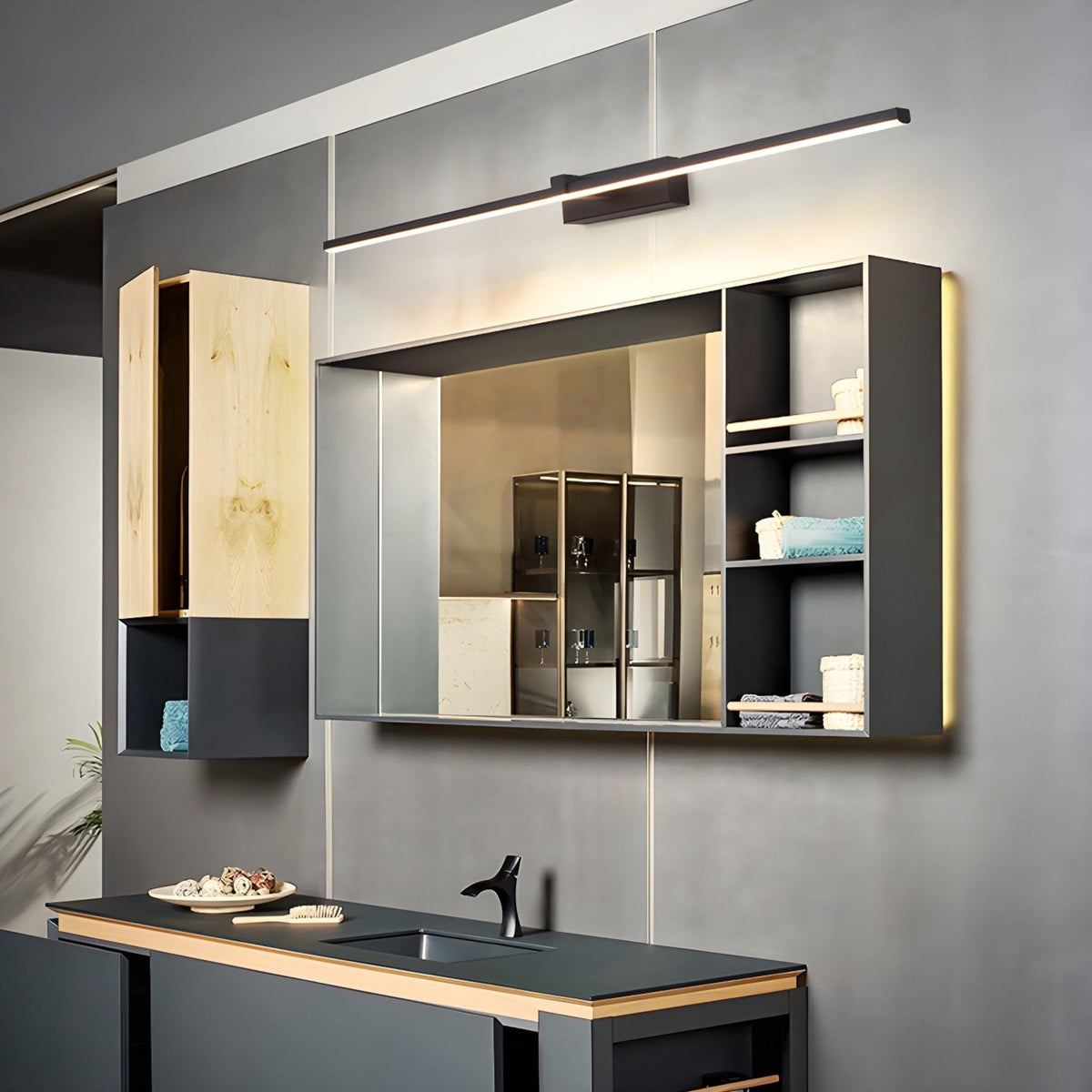 Modern Iron 7.9cm Wall Light 1-Light