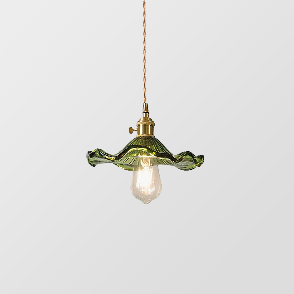 Contemporary Grass Flower Pendant Light 1-Light