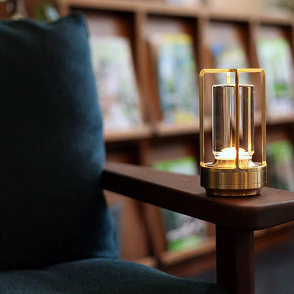 Contemporary Cylinder LED Wireless Table Lamp 1-Light