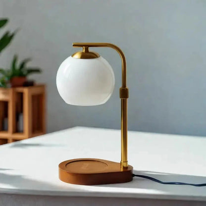 Modern Wood Table Lamp 1-Light