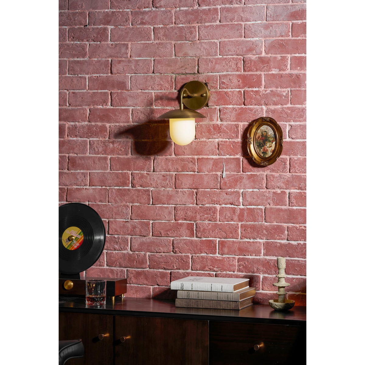 Modern Iron Brass Wall Light 1-Light