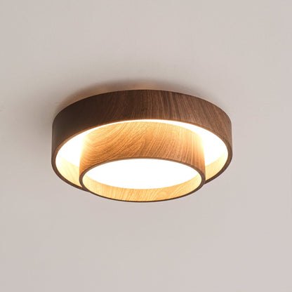 Scandinavian Iron Flush Ceiling Light 1-Light