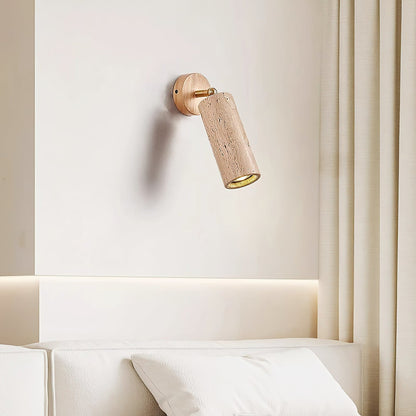Modern Travertine Ø6.5 Wall Light 1-Light