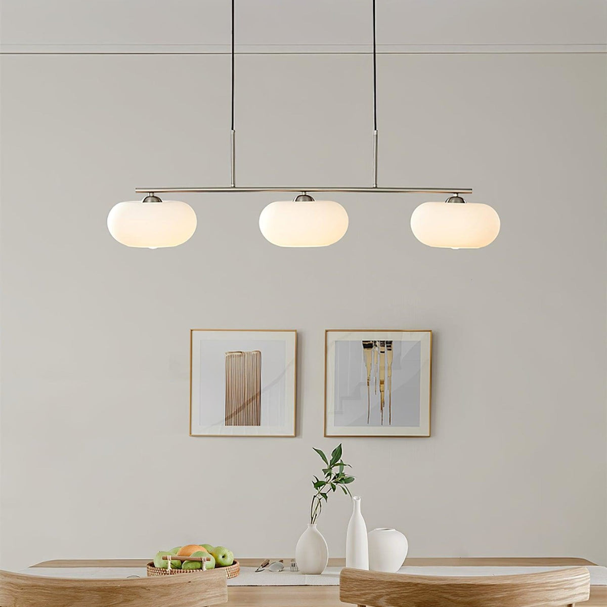 Modern Iron Tri-Colour Pendant Light 1-Light