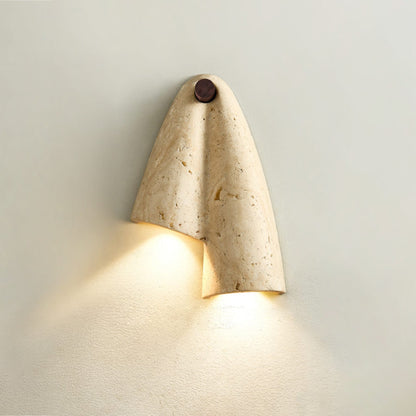 Modern Travertine Wall Light 2-Light