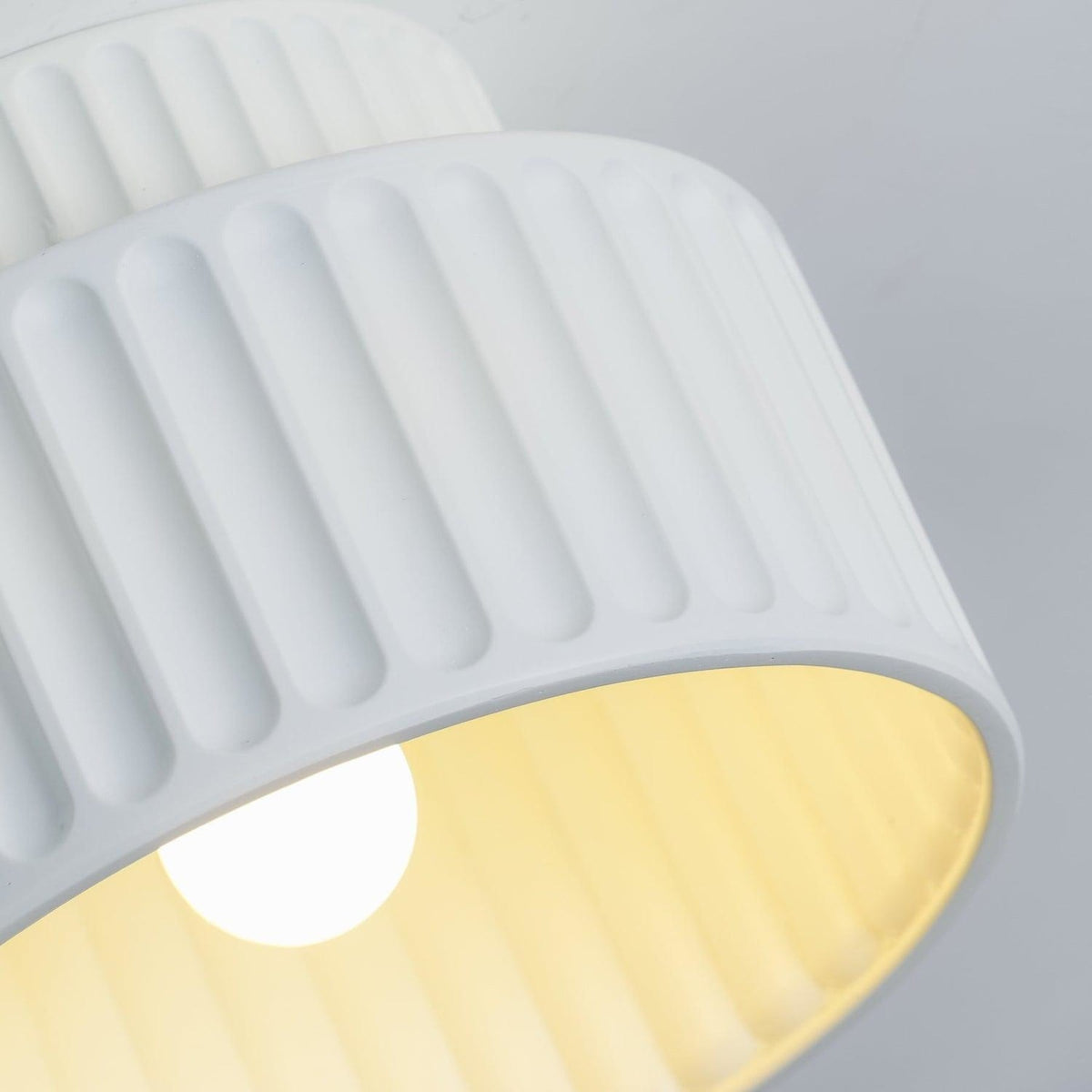 Modern Resin Semi-Flush Ceiling Light 1-Light