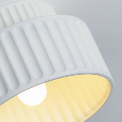 Modern Resin Semi-Flush Ceiling Light 1-Light