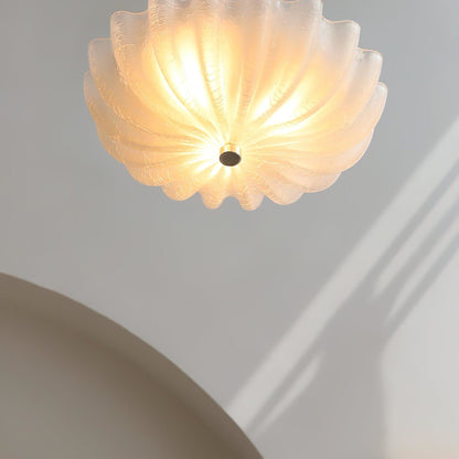Vintage Iron Flush Ceiling Light 1-Light