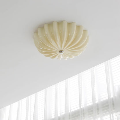 Vintage Iron Flush Ceiling Light 1-Light