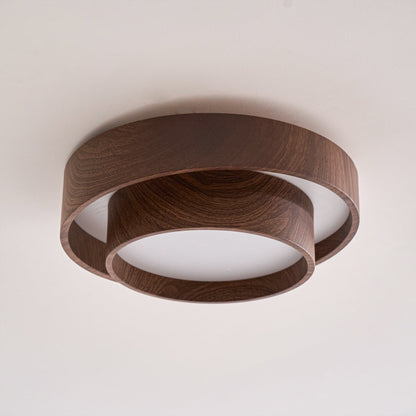 Scandinavian Iron Flush Ceiling Light 1-Light