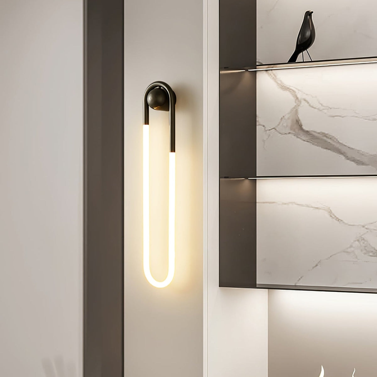 Minimalist Iron Wall Light 1-Light