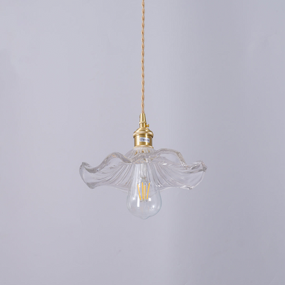 Contemporary Grass Flower Pendant Light 1-Light