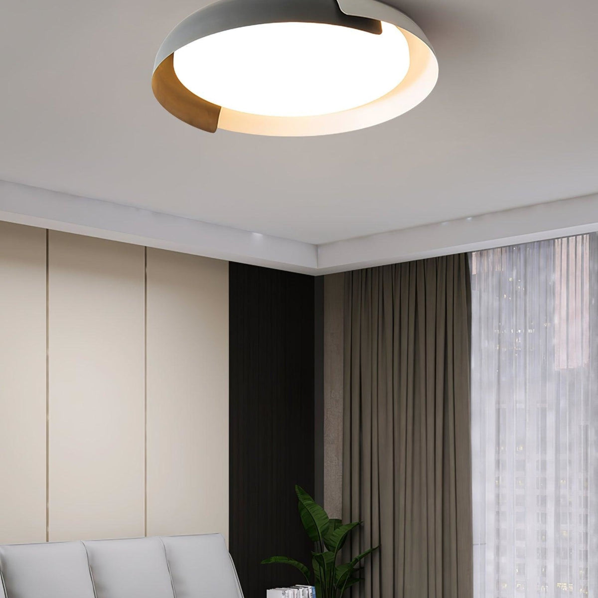 Modern Acrylic Flush Ø46 Ceiling Light 1-Light