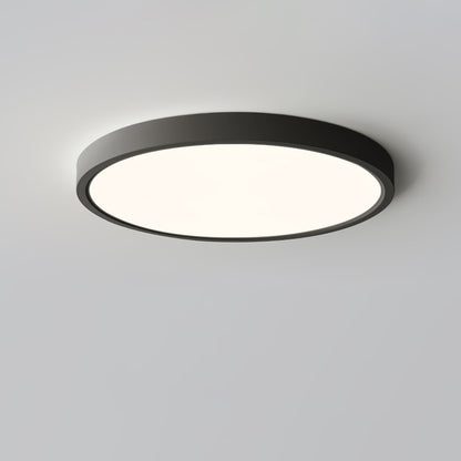 Minimalist Iron Slim Low-Profile Ceiling Light 1-Light