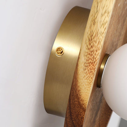 Modern Wood Wall Light 1-Light