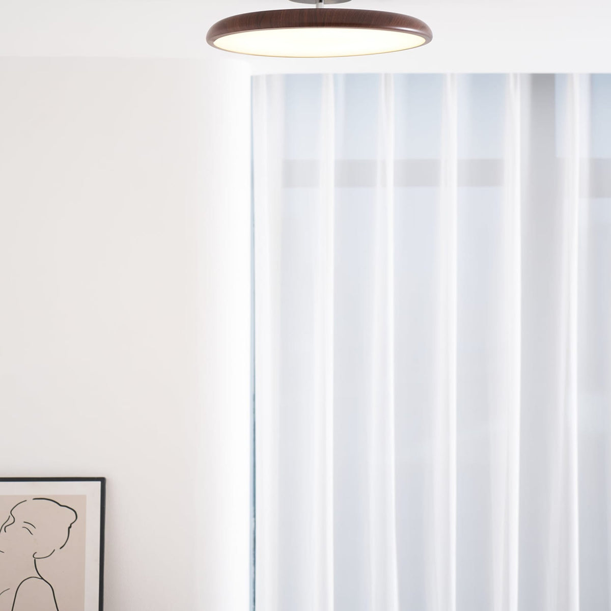 Scandinavian Iron Tri-Colour Ceiling Light 1-Light