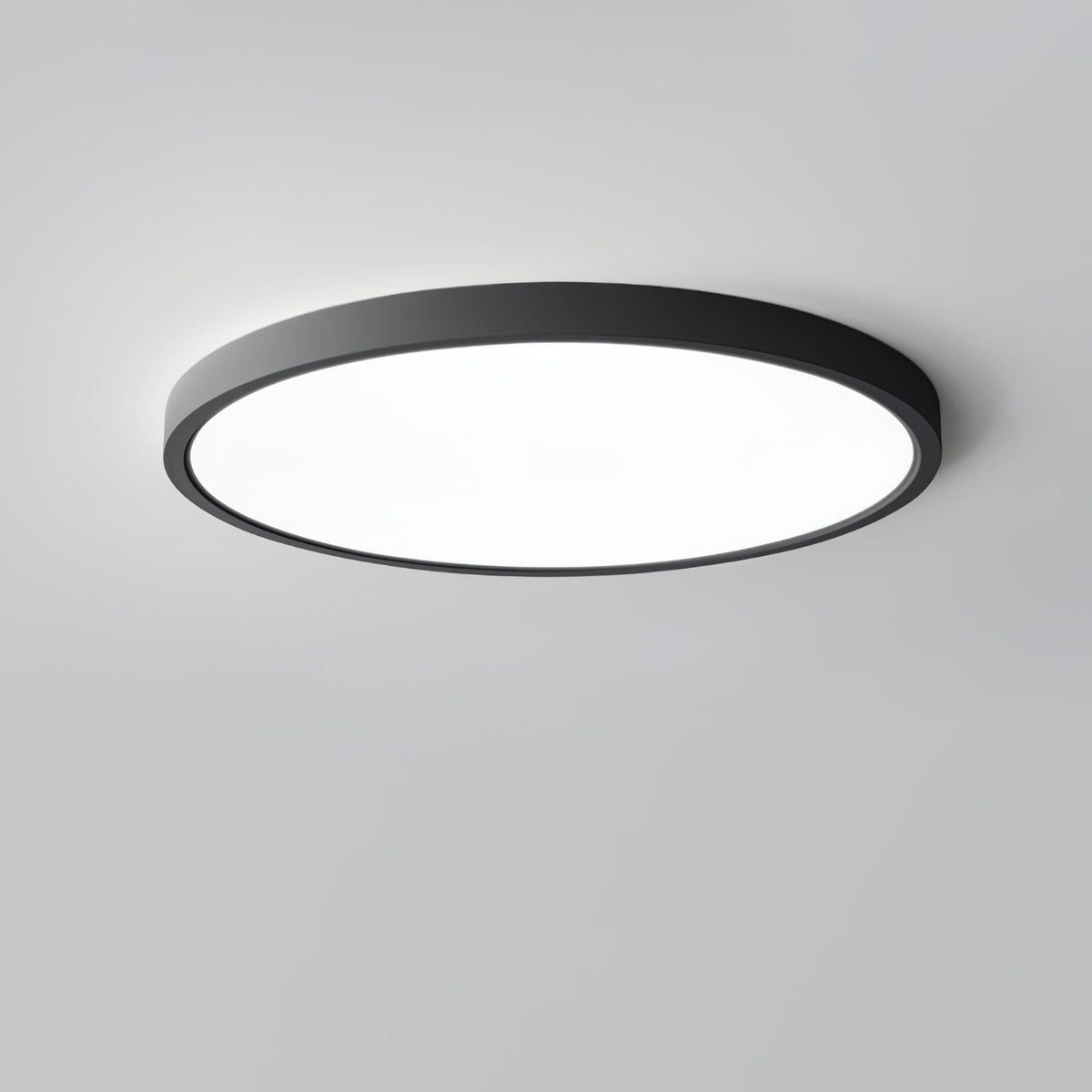 Minimalist Iron Slim Low-Profile Ceiling Light 1-Light