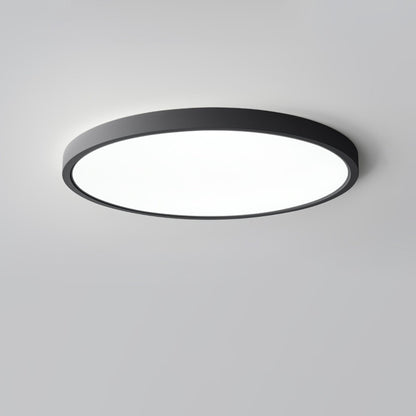 Minimalist Iron Slim Low-Profile Ceiling Light 1-Light