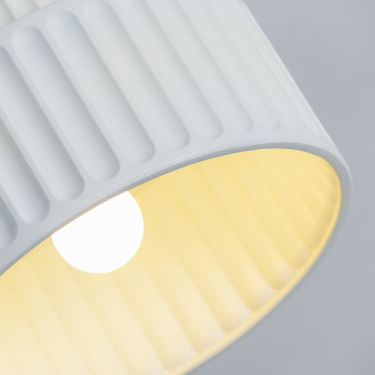 Modern Resin Semi-Flush Ceiling Light 1-Light