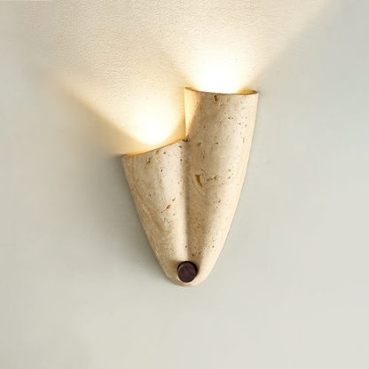 Modern Travertine Wall Light 2-Light