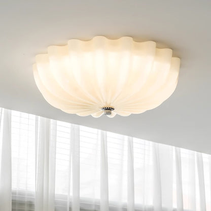 Vintage Iron Flush Ceiling Light 1-Light