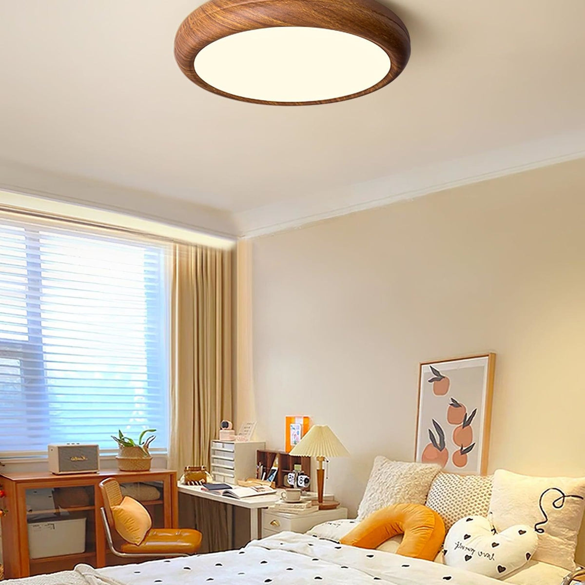 Scandinavian Iron Flush Ø30 Ceiling Light 1-Light