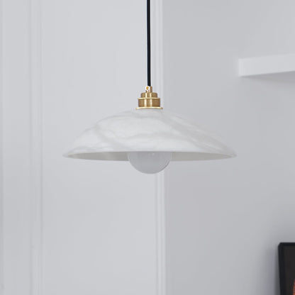 Modern Marble Copper Pendant Light 1-Light
