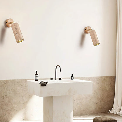 Modern Travertine Ø6.5 Wall Light 1-Light