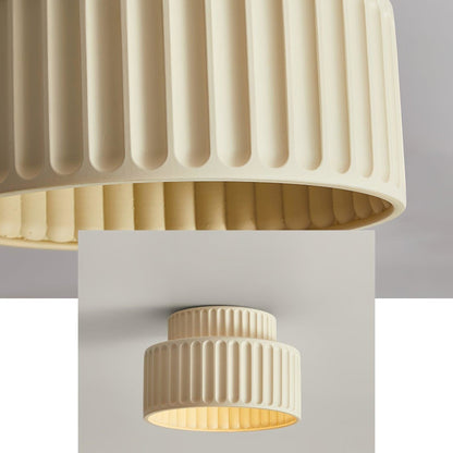 Modern Resin Semi-Flush Ceiling Light 1-Light
