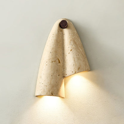 Modern Travertine Wall Light 2-Light