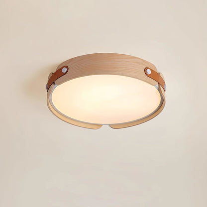 Scandinavian Iron Slim Low-Profile Ceiling Light 1-Light